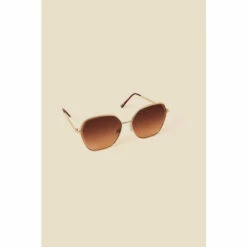Accessorize Metal Rim Squared Sunglasses For Female