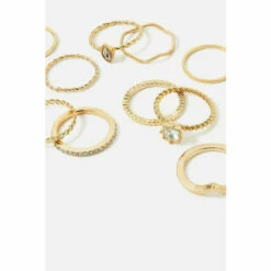Accessorize Crystal Rings 12 Pack For Female -Accessorize Shop unnamed file 844