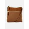 Accessorize Large Leather Cross-Body Bag For Female