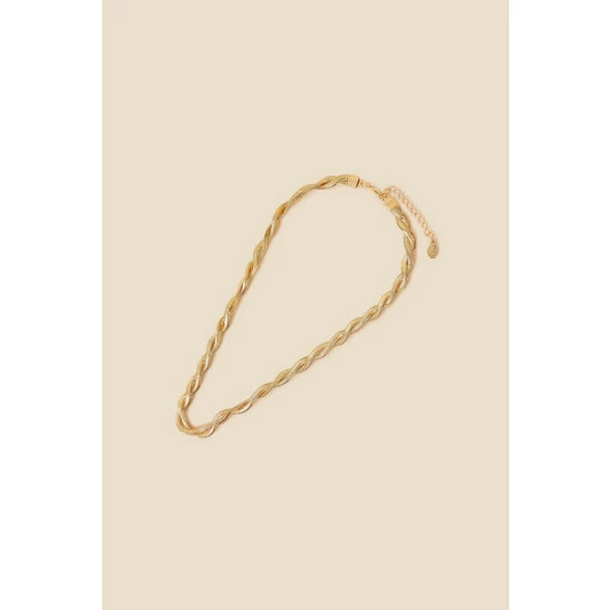 Accessorize Twisted Snake Chain Necklace For Female 6 Accessorize Twisted Snake Chain Necklace For Female - Image 4